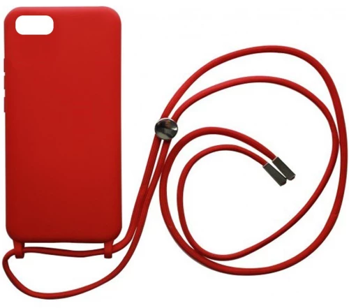 Cord Silicone back cover Case με κορδόνι για Iphone 7 / 8 / SE2020/SE 2022 red*