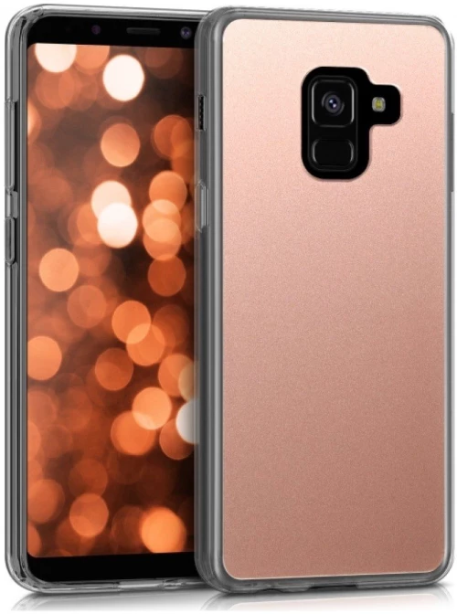 KWmobile TPU Silicone Mirror Θήκη για Samsung Galaxy A8 2018 Rose Gold