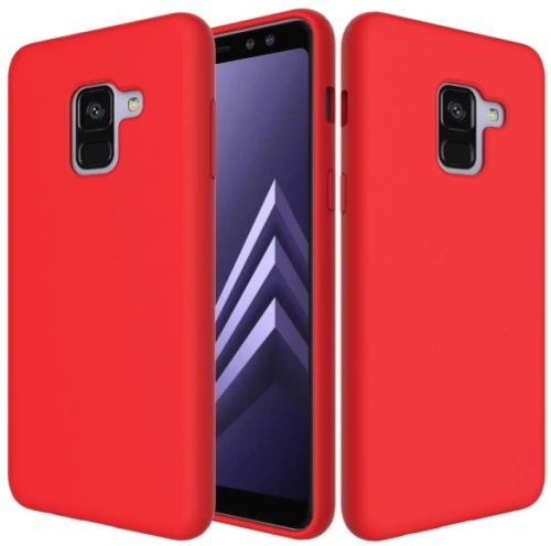 Forcell Soft Case Θήκη για Samsung Galaxy A8 Plus red