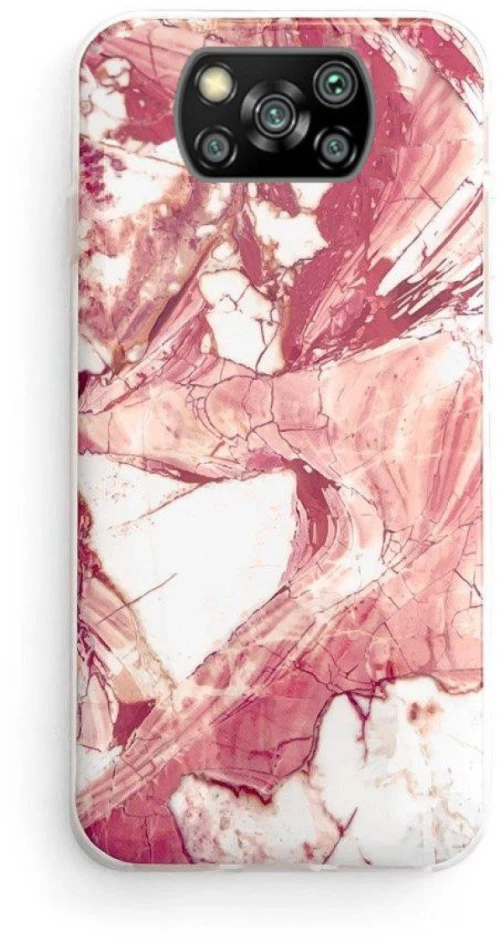 Wozinsky Marble TPU case cover Θήκη για Xiaomi Poco X3 NFC / Poco X3 Pro pink*