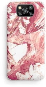 Wozinsky Marble TPU case cover Θήκη για Xiaomi Poco X3 NFC / Poco X3 Pro pink*