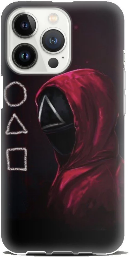 Squid Game Silicone case Θήκη για Iphone 13 Pro Max black-red