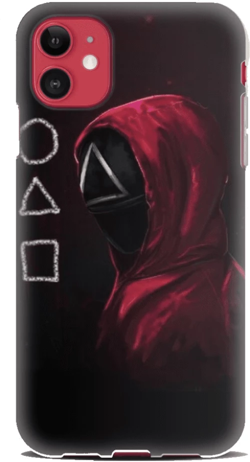 Squid Game Silicone case Θήκη για Iphone 12 Mini black-red