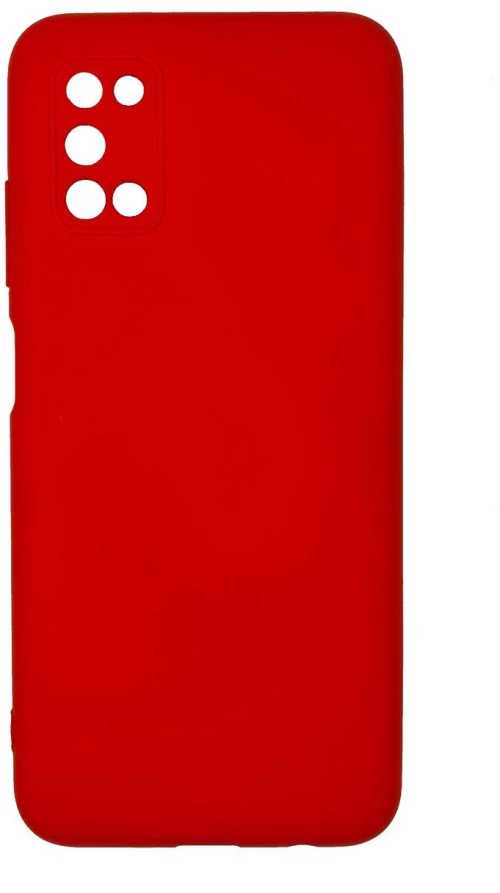 Silicone Case Soft Flexible Rubber Cover Θήκη για Samsung Galaxy A03s red*