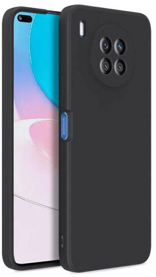 Silicone Case Θήκη για Huawei Nova 8i / Honor 50 lite black*