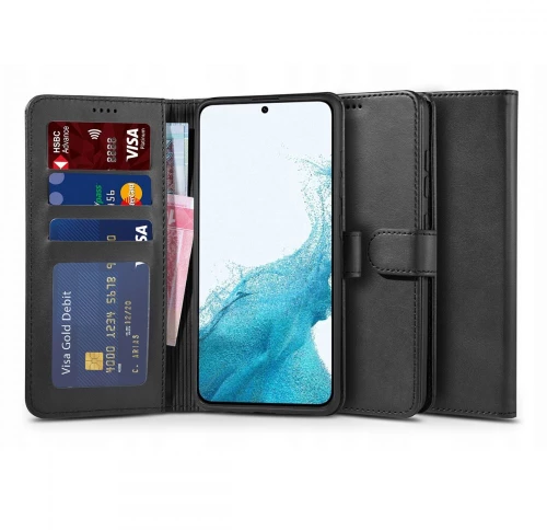 TECH-PROTECT WALLET GALAXY S22 BLACK*
