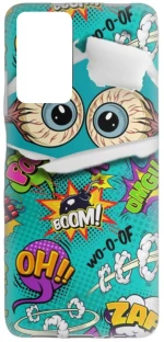 Comic Eyes Silicone case Θήκη για Xiaomi Redmi Note 10 Pro green