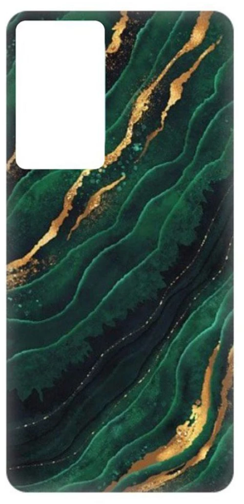 Marble Silicone case Θήκη για Xiaomi Redmi Note 10 Pro green