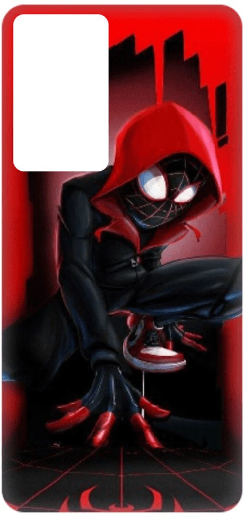 Miles Morales Spiderman Silicone case Θήκη για Xiaomi Redmi 10 red