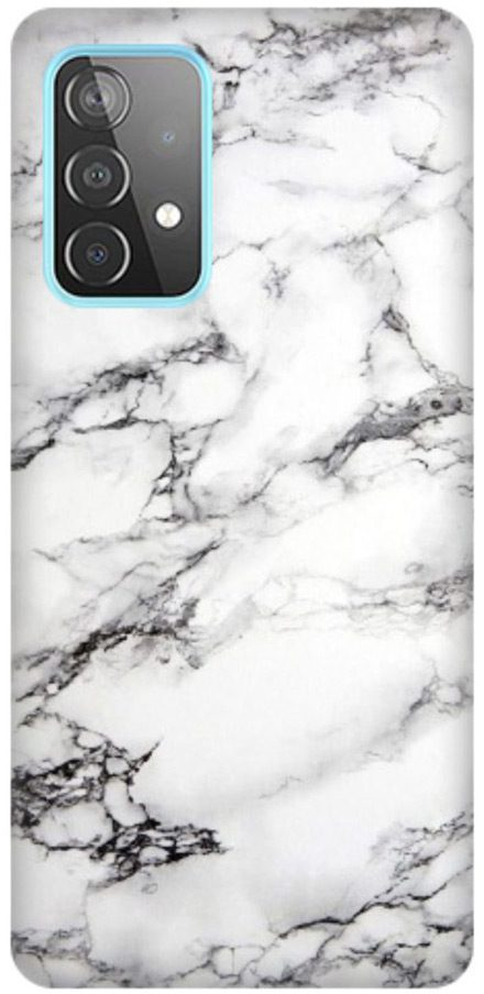 Marble Silicone case Θήκη για Samsung Galaxy A52s / A52 5G / A52 4G white