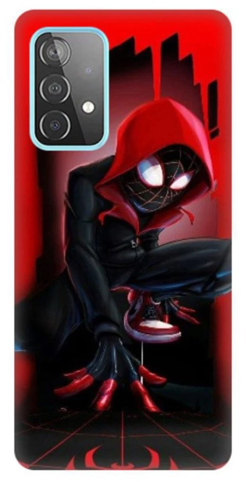 Miles Morales Spiderman Silicone case Θήκη για Samsung Galaxy A72 4G red