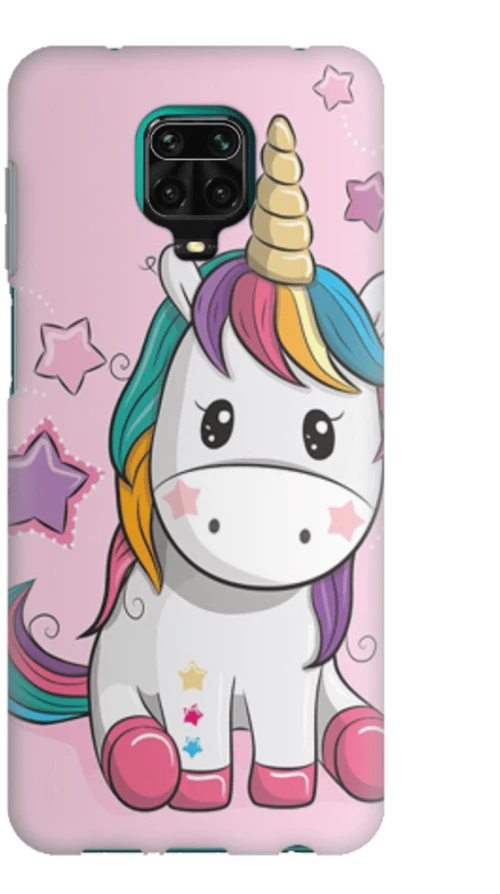 Baby Unicorn Silicone case Θήκη για Xiaomi Redmi Note 9s / 9 Pro / 9 Pro Max pink