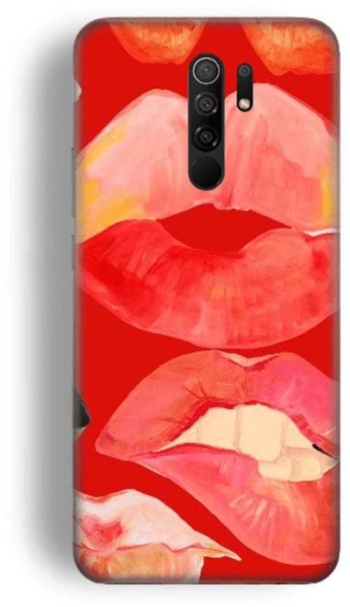 Lips Silicone case Θήκη για Xiaomi Redmi Note 8 Pro red