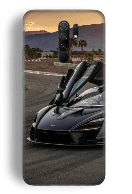 Supercar Silicone case for Xiaomi Redmi 9 black