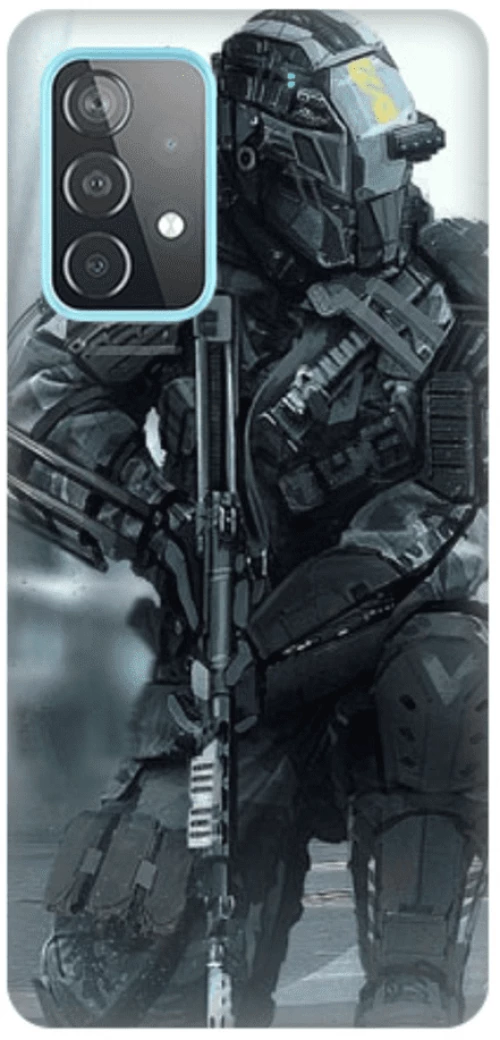 Call Of Duty Silicone case Θήκη για Samsung Galaxy A33 5G army green