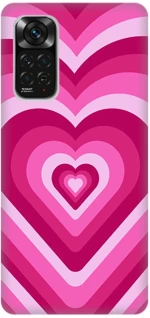 Heart Silicone case Θήκη για Xiaomi Redmi Note 11 Pro 5G pink