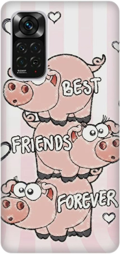 Best Friends Forever Silicone case Θήκη για Xiaomi Redmi Note 11 Pro 5G pink