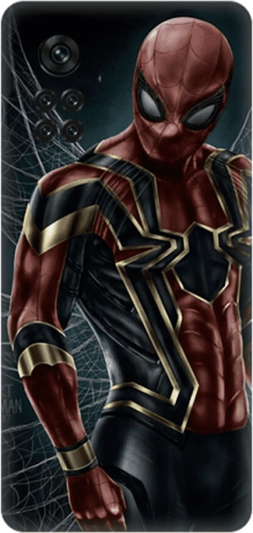 Glossy Spiderman Custom Silicone case Θήκη για Xiaomi Poco X4 Pro 5G