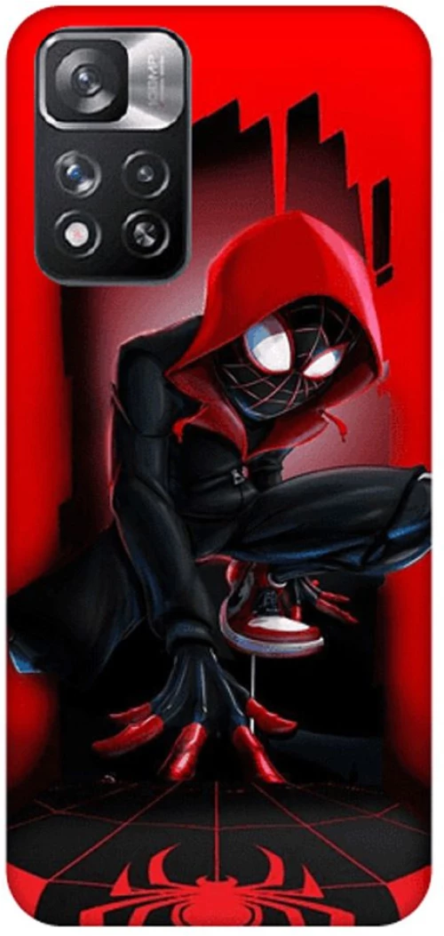 Miles Morales Spiderman Silicone case Θήκη για Xiaomi Redmi Note 11 Pro+ (Plus) red