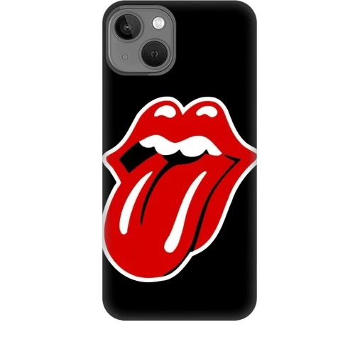 Rolling Stones Silicone case Θήκη για iPhone 13 Mini black-red