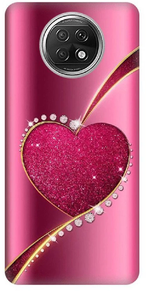 Shining Heart Silicone case for Honor 50 Lite / Nova 8i pink