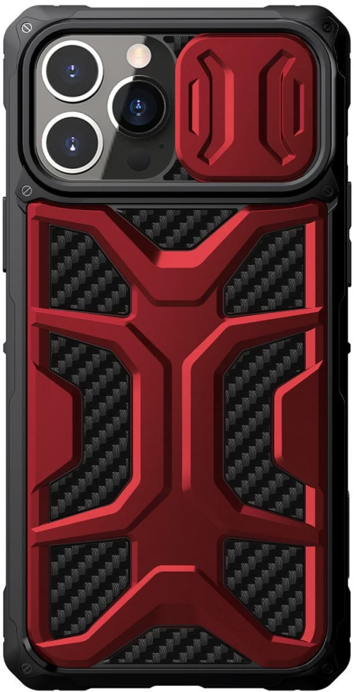 Nillkin Adventuer Case case Θήκη για iPhone 13 Pro Max armored cover with camera cover red*