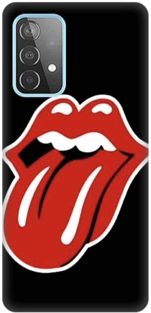 Rolling Stones Silicone case Θήκη για Samsung Galaxy A23 black-red
