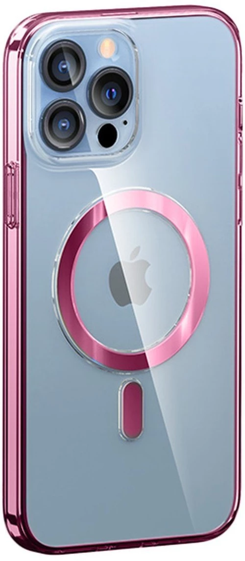 Kingxbar PQY Pure Series Magnetic Case Θήκη για iPhone 13 Pro Max Housing Cover Red (MagSafe Compatible)*