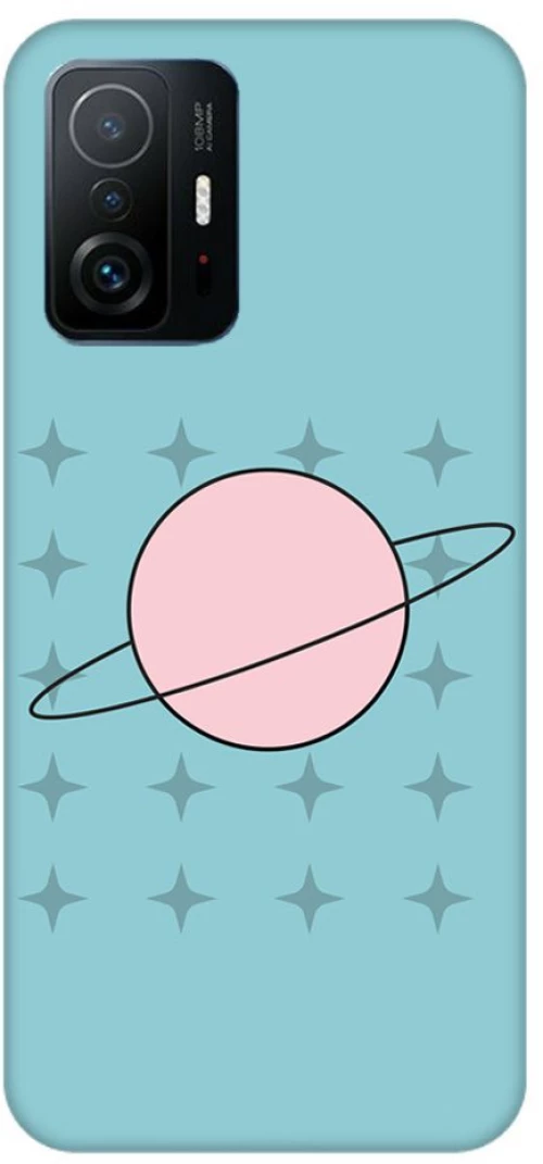 Comic Planet Silicone case Θήκη για Xiaomi 11T 5G / 11T Pro 5G Light Blue