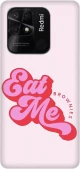 eat me Silicone case Θήκη για Xiaomi Redmi 10C red