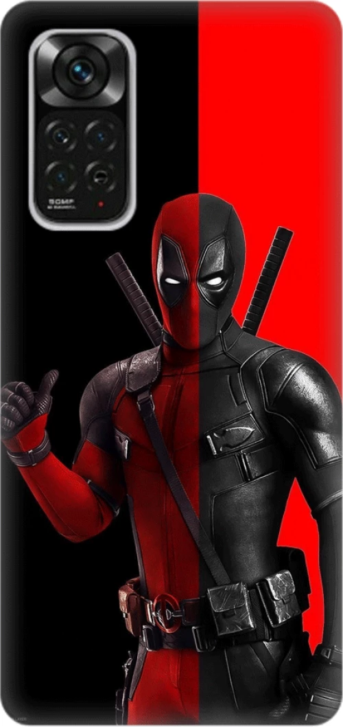 wade wilson Silicone case Θήκη για Xiaomi Redmi 11 Pro / Note 11 Pro 5G red black