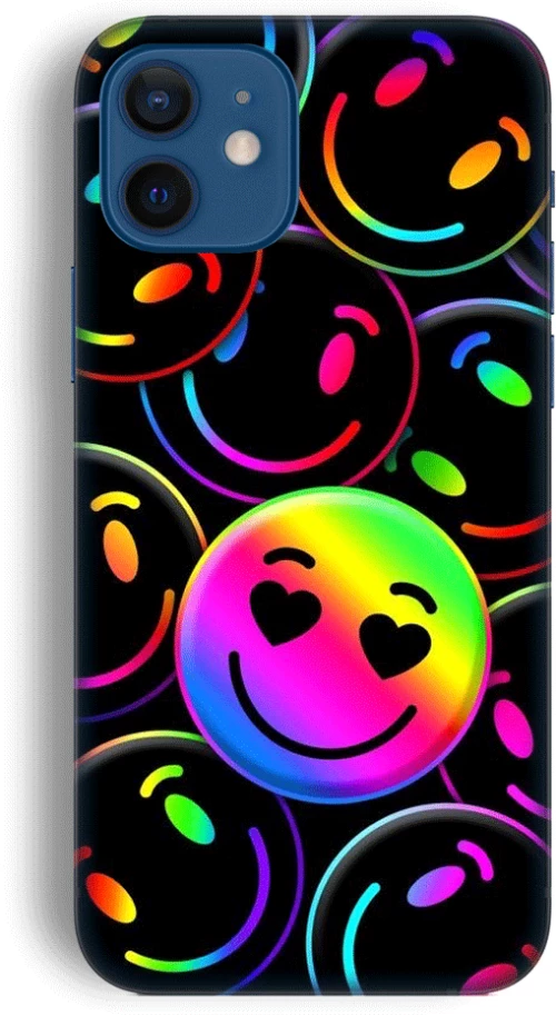 emoji heart Silicone case Θήκη για Iphone 11 black