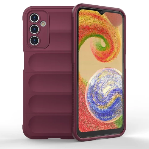 Magic Shield Case θήκη για Samsung Galaxy A14 flexible armored cover burgundy*