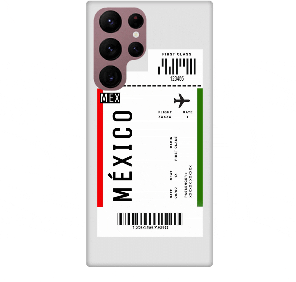 Travel To Mexico Silicone Διαφανη θήκη για Galaxy S23 Ultra