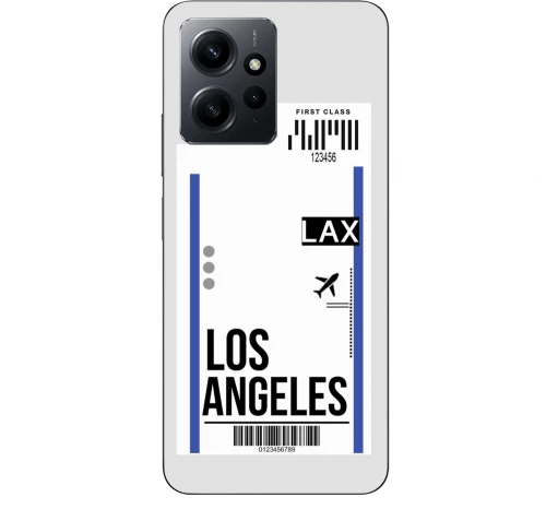 Travel To Los Angeles Silicone Διαφανη θηκη για Xiaomi Redmi note 12 4g