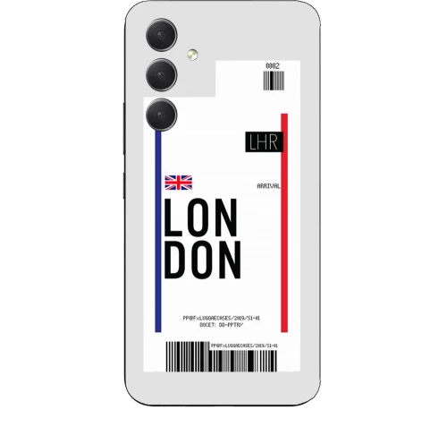 Travel To London Silicone Διαφανη θήκη για Samsung Galaxy S23
