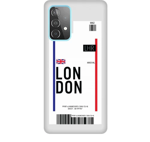 Travel To London Silicone Διαφανη Θήκη για Samsung Galaxy A33 5G