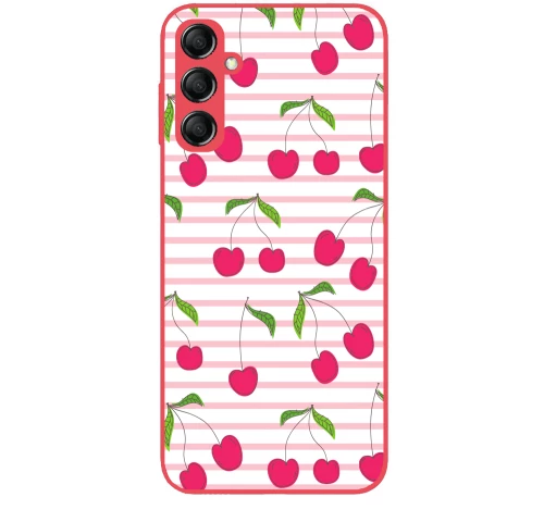 Cherry Premium Protective Hard Case Hot Pink Θήκη Samsung 34 5G
