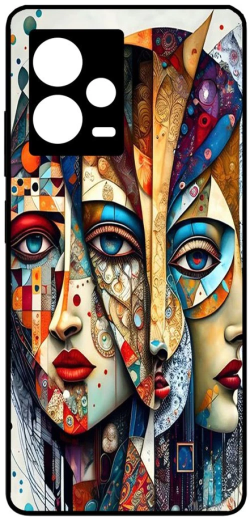 ABSTRACT PERSONALITY Premium Protective Hard Case black Θήκη για Xiaomi Poco X5
