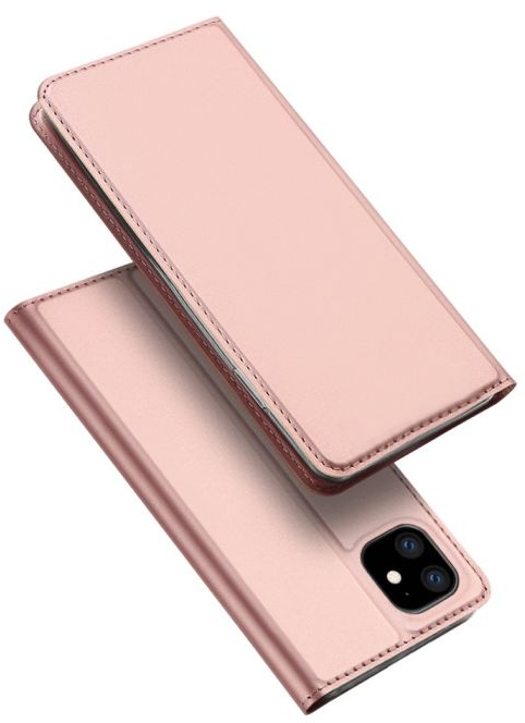 DUX DUCIS Skin Pro Bookcase type case Θήκη για iPhone 11 Rose Gold