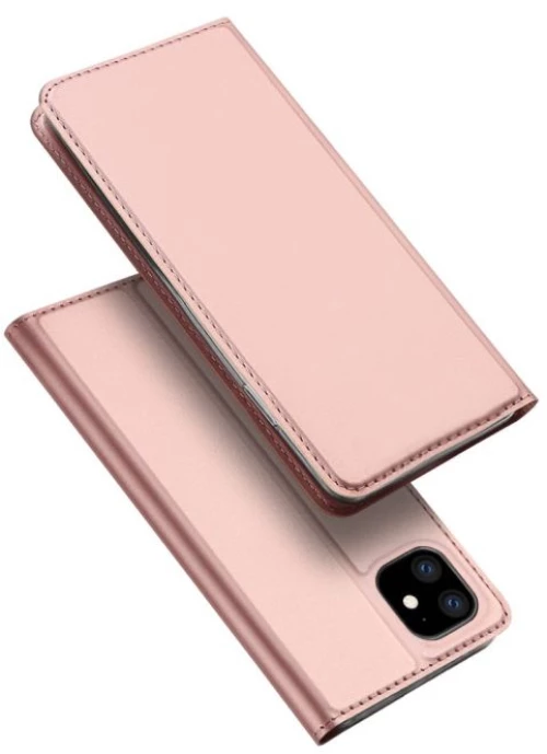 DUX DUCIS Skin Pro Bookcase type case Θήκη για iPhone 11 Rose Gold