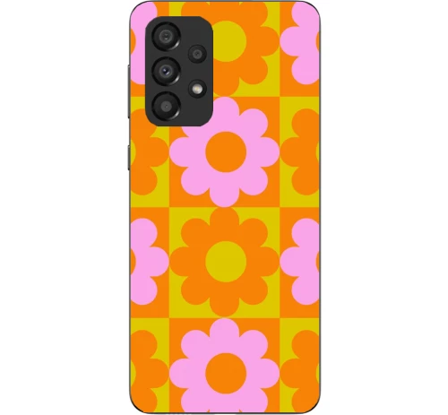 FLOWER PATTERN Silicone case Θήκη για Samsung Galaxy A33 5G