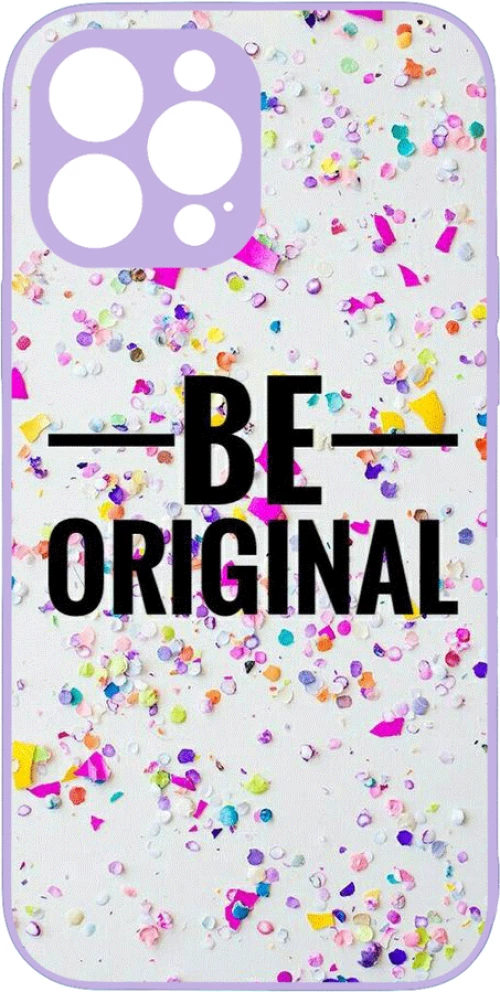 BE ORIGINAL Premium Protective Hard Case purple Θήκη για Iphone 13 pro
