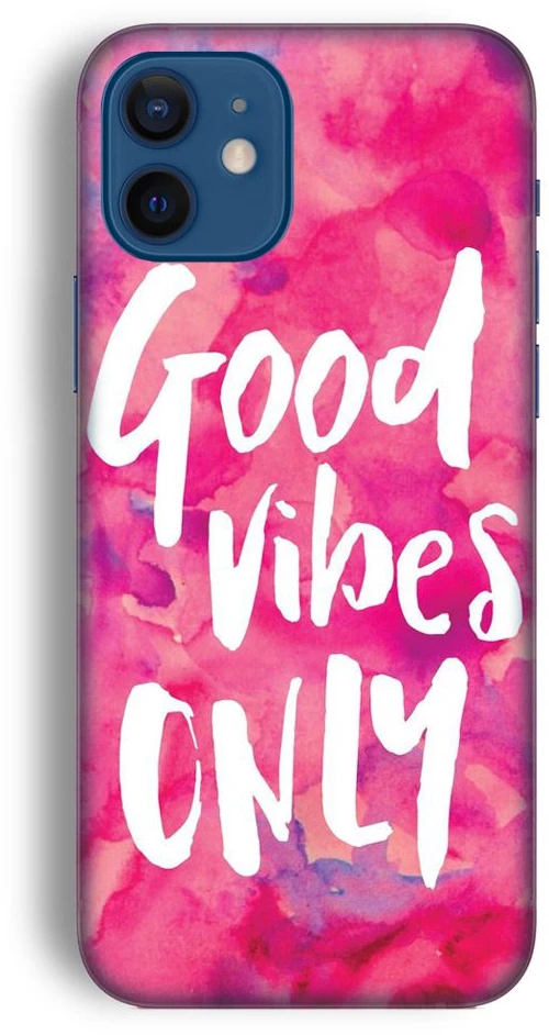 PINK GOOD VIBES Silicone Case Θήκη για Iphone 11