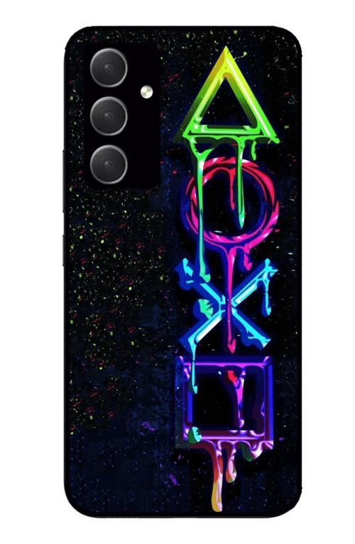 GAMER SYMBOLS 2 Premium Protective Hard Case black Θήκη για Samsung Galaxy A34