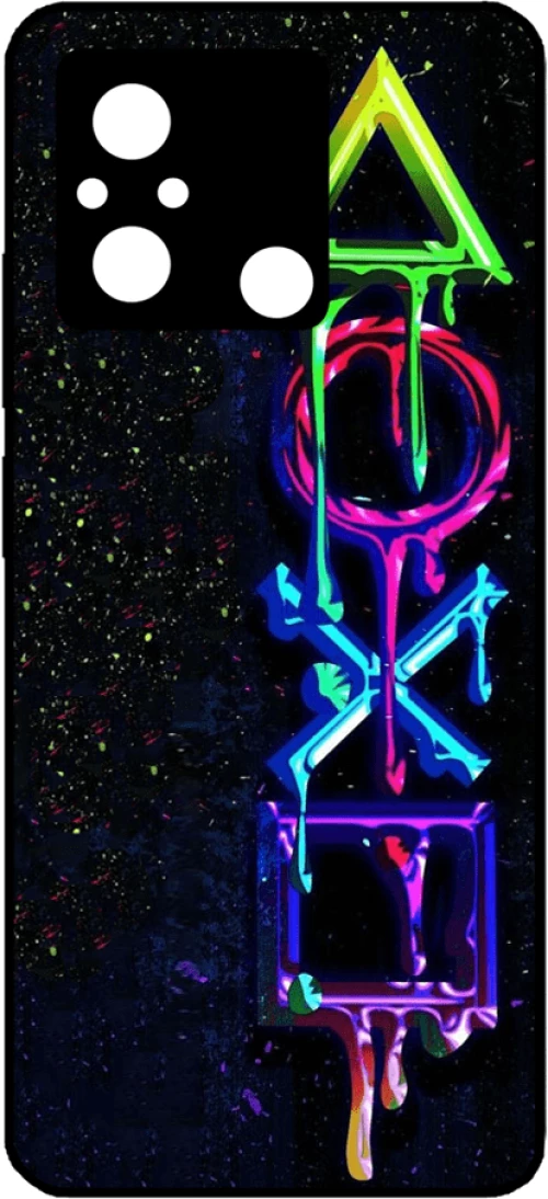 GAMER SYMBOLS 2 Premium Protective Hard Case black Θήκη για Xiaomi Redmi 12C