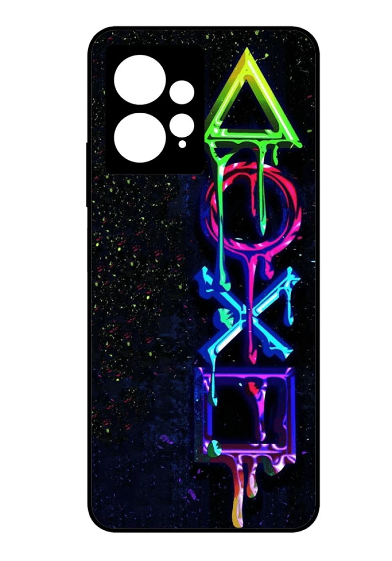 GAMER SYMBOLS 2 Premium Protective Hard Case black Θήκη για Xiaomi Redmi Note 12 4G