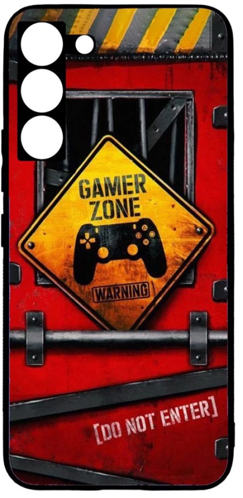 GAMER ZONE 2 Premium Protective Hard Case black Θήκη Galaxy S23