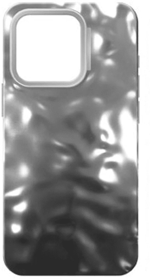 PEARL EFFECT HARD COVER ΘΗΚΗ ΓΙΑ IPHONE 15 PRO MAX SILVER BLACK