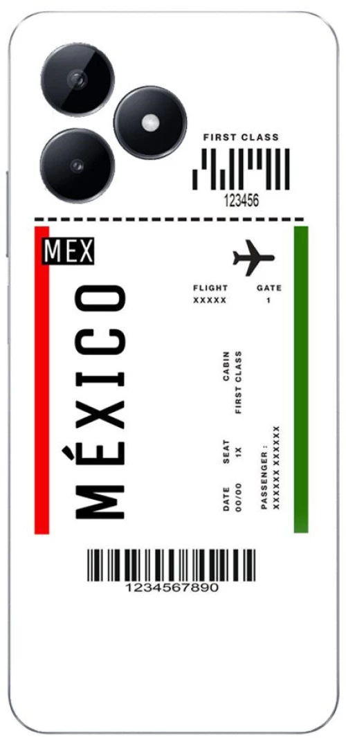 TRAVEL TO MEXICO Silicone case Διάφανη Θήκη για Realme C53